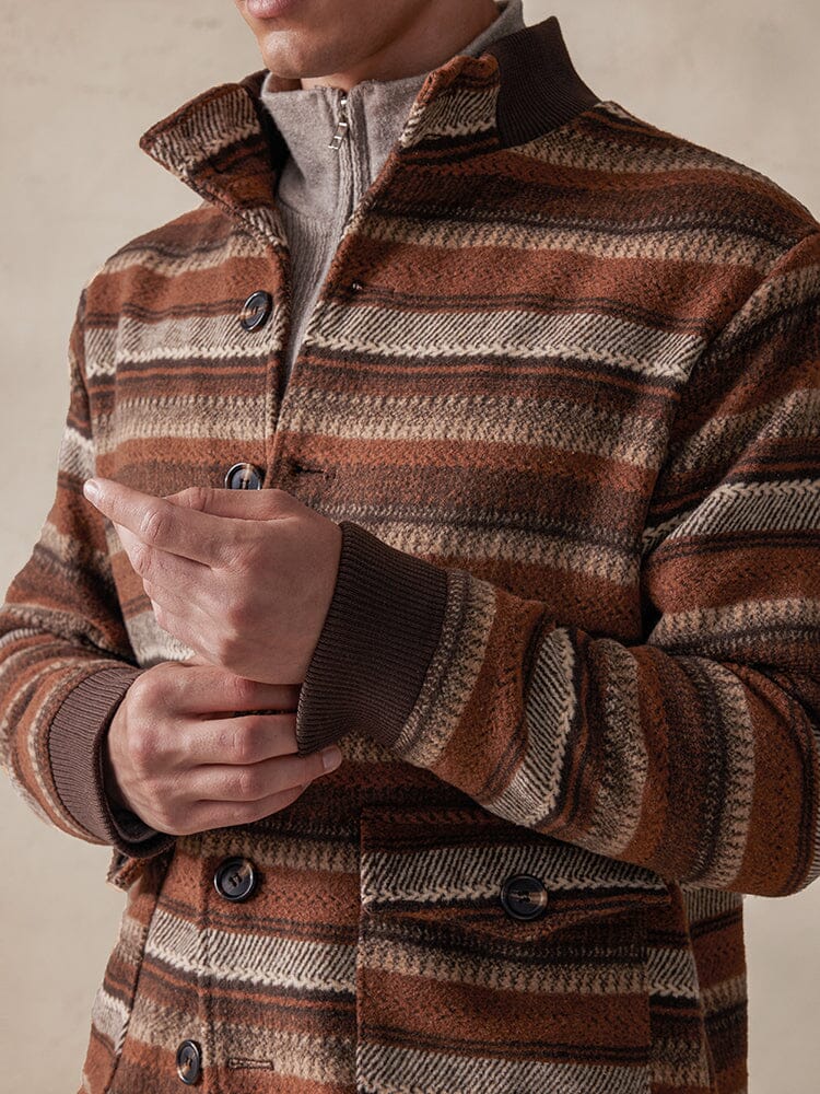 Vintage Stripe Tweed Jacket