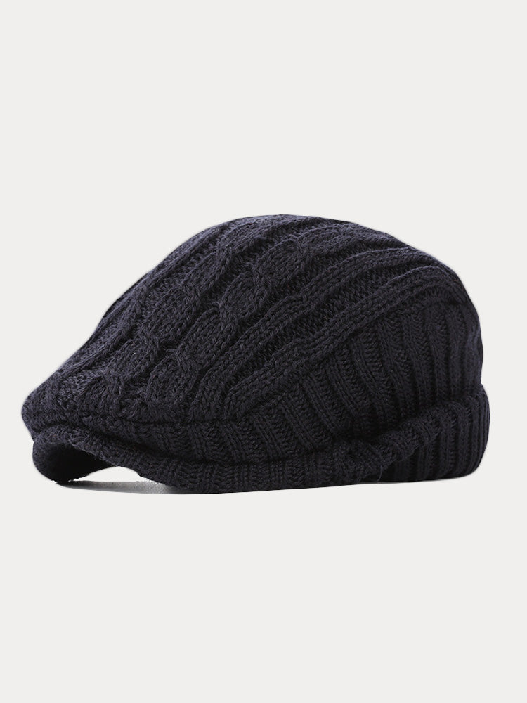 Retro Versatile Knitted Beret Hat