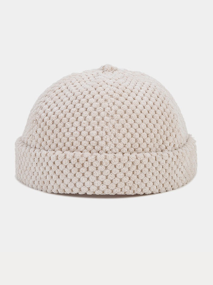 Corduroy Brimless Beanie Cap