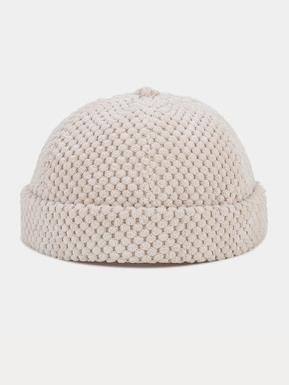 Corduroy Brimless Beanie Cap