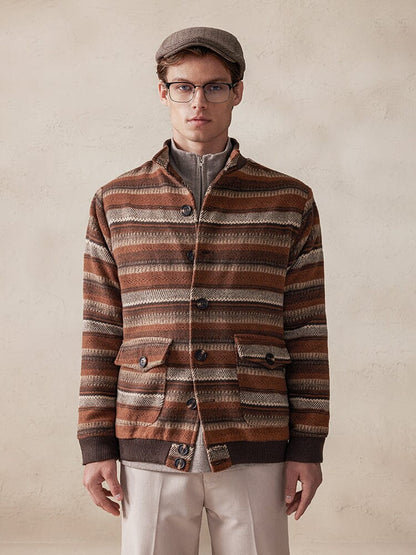 Vintage Stripe Tweed Jacket