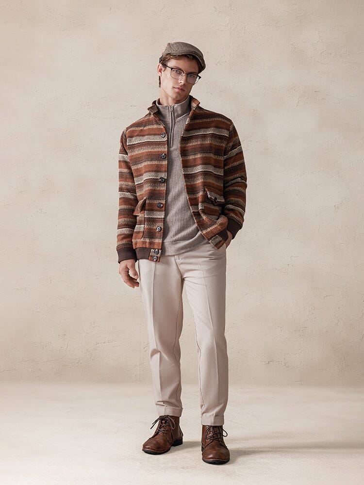 Vintage Stripe Tweed Jacket