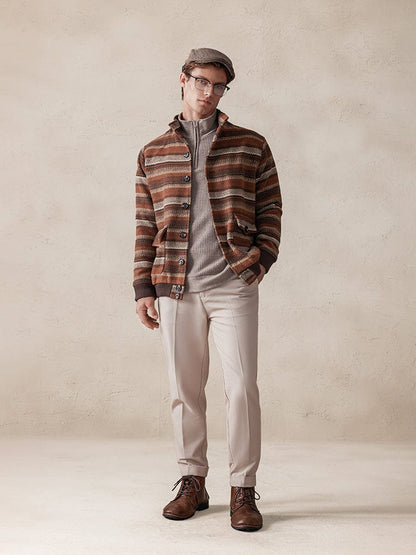 Vintage Stripe Tweed Jacket