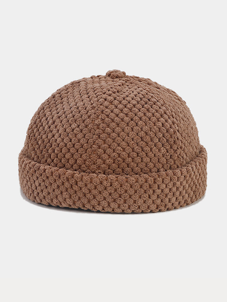Corduroy Brimless Beanie Cap