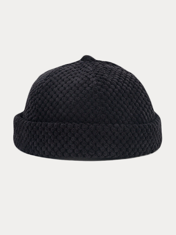 Corduroy Brimless Beanie Cap