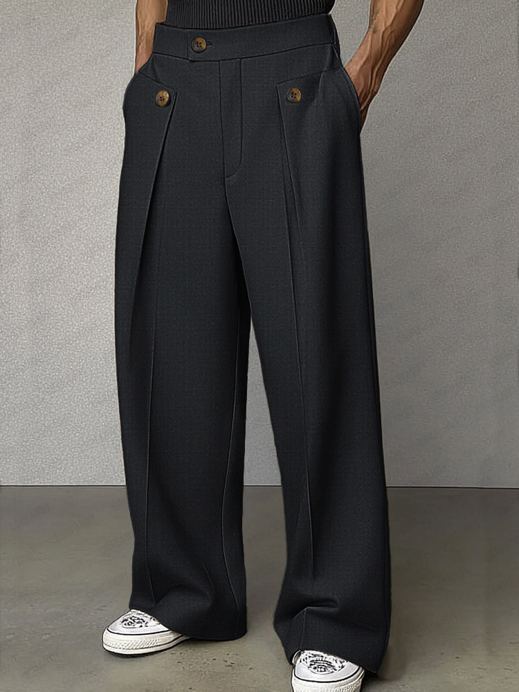 Smart Casual Tailored High Waist Pants