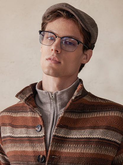 Vintage Stripe Tweed Jacket