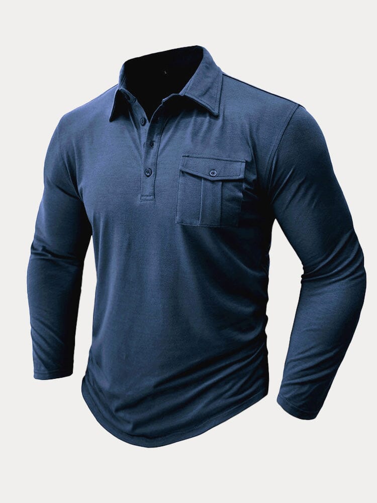 Lightweight Solid Polo Shirt