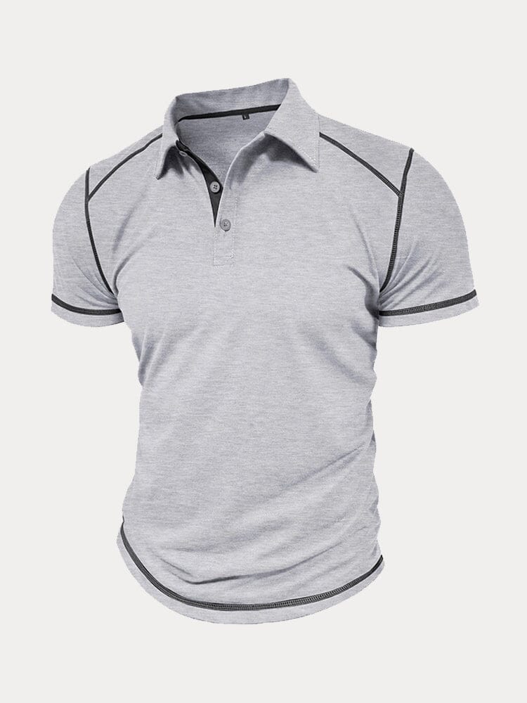 Classic Soft Color Block Polo Shirt