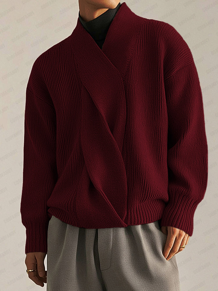 Stylish Soft Twist Design Sweater