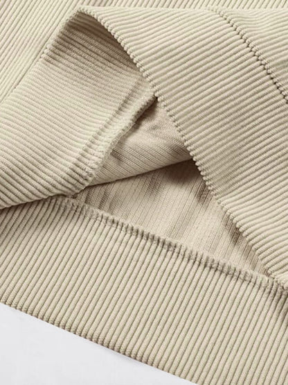 Casual Corduroy Comfort Sweatshirt