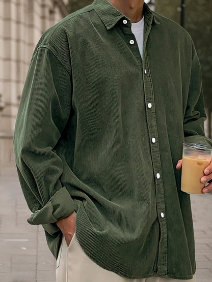 Classic Essential Corduroy Long Sleeve Shirt