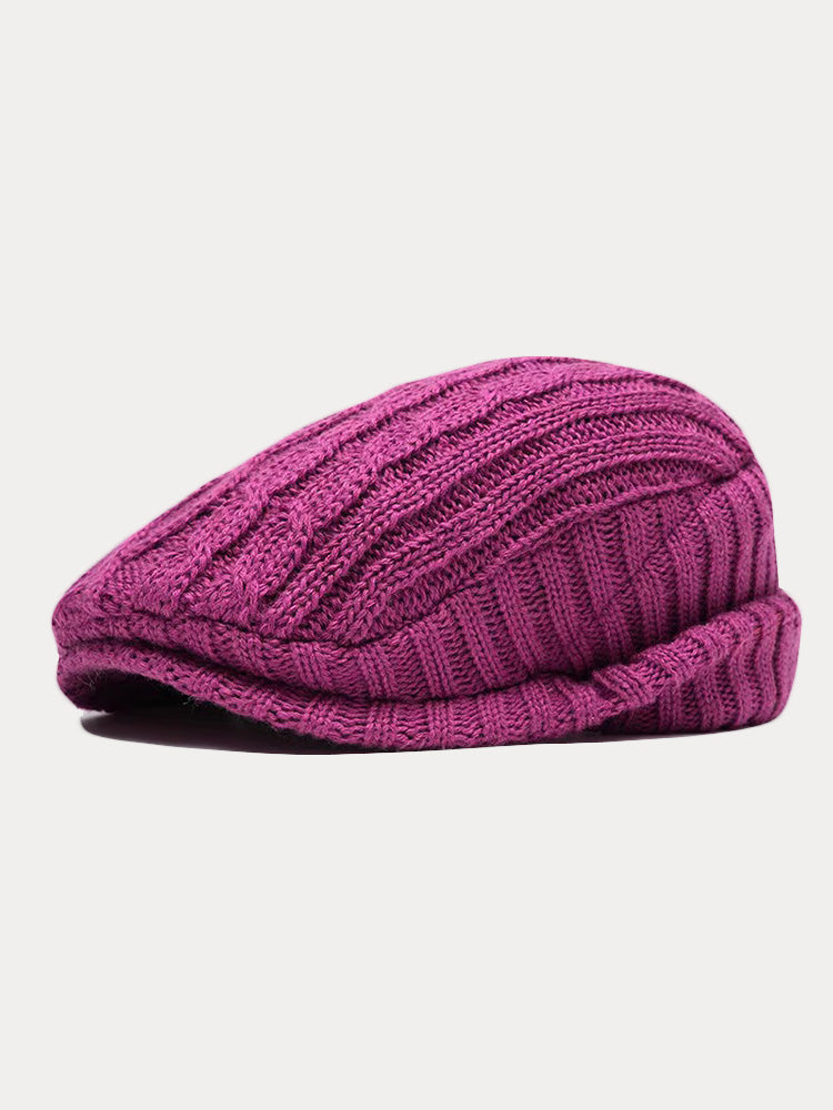 Retro Versatile Knitted Beret Hat