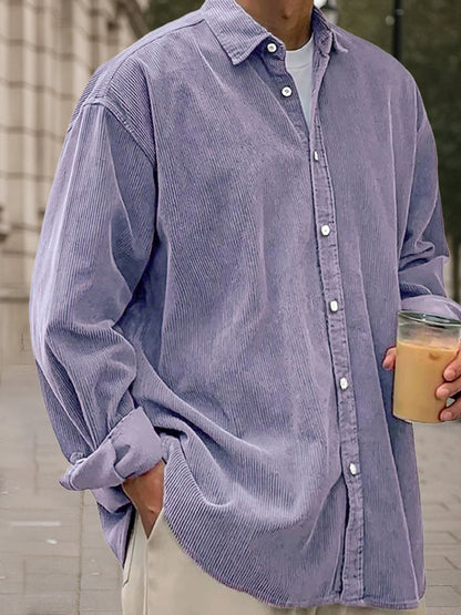 Classic Essential Corduroy Long Sleeve Shirt